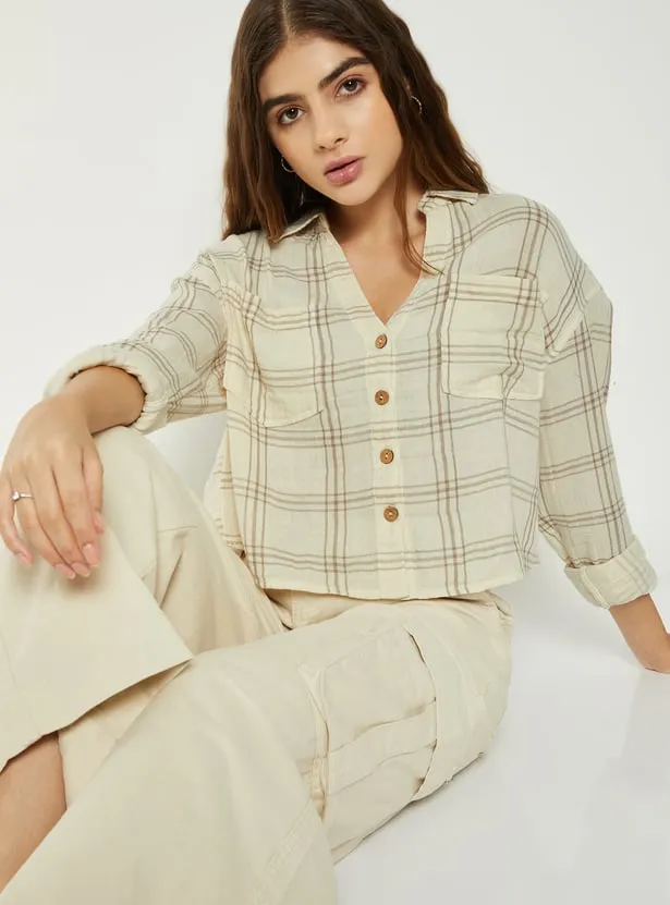 Women Checked Shirt